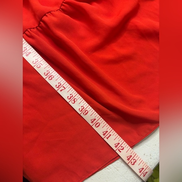 Nanette Lepore Button Front Long Sleeve Tiered Sheer Shirt Dress Size 4 - Picture 5 of 6